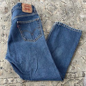 Levi’s 505 Regular Fit Red Tag Straight Leg Jeans
